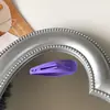 Versión coreana de clip BB de pintura de color de 5 cm superficie brillante pintura en aerosol base para pasador de pelo de niño clip para flequillo de pelo roto pasador de pelo color caramelo