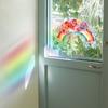 Comércio Exterior Aquarela Flores Arco-Íris Quarto Decoração de Casa Adesivos de Parede Eletrostático Atacado Hy-J011 Laser UV