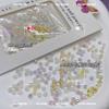 Manicure resina mini Camellia joias tridimensionais tamanho pequeno Pearl Rose glitter cor transparente mini pequena flor estilo misto