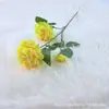 3 Flores Artificiais de Peônia para Decoração de Salão de Cerimônia de Casamento, Arranjos Florais, Decoração de Casa, Atacado Transfronteiriço