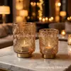 Luminária de Mesa Decorativa de Vidro para Casa, Abajur Moderno Minimalista a Pilha, Luz Noturna de Atmosfera Criativa