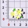 Pequeños accesorios de resina floral fresca en forma de crema para pegamento para manualidades de adornos para el cabello, pinzas para el cabello, pegatinas para refrigerador, decoraciones para fundas de teléfono y accesorios para botellas de agua