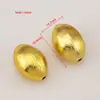 Contas de cobre escovado, contas de oliva, miçangas, contas soltas ovais em formato de ovo, acessórios para confecção de pulseiras e colares DIY