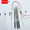 Aguja Súper Fina de 0.1 mm para Perforación Herramienta DIY para Joyería y Cuentas Aguja para Cuerda de Mano Apertura Manual de Mano Aguja para Perforar Cuentas Pequeñas