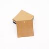 100 Piezas de Tarjetas de Papel Kraft en Blanco para Pendientes, Pendientes, Tarjetas para Collares de Cartón, Pulseras, Tarjetas de Empaque para Joyería, Etiquetas de Exhibición para Transmisiones en Vivo