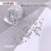 Rhinestones de circón para decoración de uñas, mini strass pequeños de fondo plano con forma irregular, strass pequeños brillantes a granel para decoración de uñas, strass sueltos, accesorios para decoración de uñas