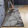 Tapete de Cocina Absorbente de Agua Antideslizante A prueba de Aceite Doméstico Libre de Limpieza Absorbente de Aceite Resistente a la Suciedad Tapete para Pies Alfombra Larga para Entrada