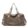 Bolsa de viaje portátil de gran capacidad para viajes cortos, bolsa de gimnasio vintage ligera para mujer con estampado de leopardo y separación de compartimentos secos y húmedos