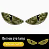 Cross-border Explosions Car Internet Red Eye Light Devil's Eye LED Decorative Light Expression Light Rear Window Car Warning Light