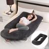 Almohada de Embarazo Amazon Protector de Cintura Almohada Inclinada para Dormir de Lado Almohada para Dormir de Embarazo en Forma de J Removible y Lavable Almohada de Embarazo Transfronteriza
