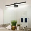 Luz frontal de espelho LED transfronteiriça, luz simples para espelho de banheiro, luz regulável para armário de espelho de quarto, luz para espelho de maquiagem
