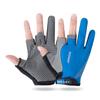 Guantes de Pesca para Hombre, Protección Solar para Exteriores, Transpirables, Antideslizantes, Resistentes al Desgaste, Dedos Índice y Medio Expuestos, Adecuados para Pesca en Mar, Pesca con Señuelo, Captura de Peces y Ciclismo