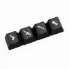 Material ABS transparente pixel amor esc teclas de dirección wasd personalidad teclado mecánico mx cross tecla crisantemo