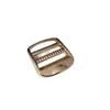Hebilla de Aleación de Zinc con Forma de Ojo de 1 pulgada Hebilla Metálica de Ajuste para Correa de Hombro Hebilla de Aleación de Zinc para Mochila 25 mm Chapada en Oro Claro