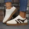 Zapatillas Blancas Versátiles para Mujer para Comercio Exterior, Nuevas de Invierno 2026, Zapatillas de Entrenamiento Alemanas con Estampado de Leopardo Vintage, Zapatillas Deportivas Casuales de Moda