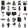 50 Pegatinas de Graffiti de Bruja Oscura Creativas Estilo Gótico Ins Decorativas para Funda de Teléfono Móvil Cuaderno Guka Pegatinas DIY