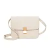 Bolso Cuadrado Pequeño Nuevo de Nicho Versátil de Gama Alta Bolso Caja de Cuero Retro de Gran Capacidad para Hombro Cruzado para Mujer