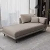 Sillón de lujo moderno minimalista para sala de estar, dormitorio, hotel o casa de huéspedes; una silla reclinable cómoda para usar junto a la cama; un sofá pequeño