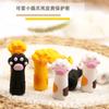 Herramientas para decoración de uñas, nuevas y lindas tijeras de cuero con forma de garra de gato, funda protectora de silicona suave, productos prácticos para decoración de uñas a prueba de caídas.