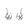 Brincos de Prata S925 Cor D Completa Moissanite Vvs Formato Gota Luxo Acessível Brincos Elegantes Fabricante Estoque Pronto Entrega Direta