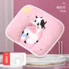 Almohada de Dibujos Animados para Bebé en Stock, Soporta la Forma de la Cabeza del Bebé, Almohada de Dibujos Animados de Algodón Transpirable para Recién Nacidos, Transpirable y Desmontable