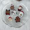 Papai Noel Pequeno Broche Bonito Requintado Emblema de Natal Botão Pin Suéter Corsage Desenho Animado Menina Emblema Bolsa Acessórios