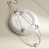 Série Brocado Sofisticado Vitalidade Floral com Pedrarias Colar de Luxo de Alto Padrão Nicho para Mulheres Estilo Coreano e Japonês Corrente de Pérolas para Suéter