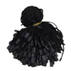 Cuerda para Etiqueta de Ropa, Cuerda Colgante Gruesa de Algodón con Hebilla de Semilla de Melón, Negra, Blanca y Beige, Cuentas Colgantes Universales Prehechas