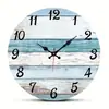 Reloj de Pared de Troncos de Madera Transfronterizo Simple Nórdico Silencioso para Sala de Estar Reloj Decorativo para el Hogar de Moda Venta al por Mayor