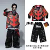 Trajes de actuación de street dance para niños, conjuntos de marca modernos para niños, trajes de escenario hip-hop para niñas, conjuntos de actuación callejera para niños