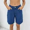 Shorts de Mezclilla Casual de Moda con Estampado de Estrellas de Corte Holgado para Mujer