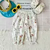 Pantalones Finos de Verano a Prueba de Mosquitos para Niños Pantalones de Algodón y Seda para Bebé Pantalones Frescos a Prueba de Mosquitos Pantalones Casuales Lindos de Dibujos Animados