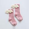 Calcetines para Niños Primavera y Otoño Estilo Coreano Calcetines de Moda para Niños y Niñas Calcetines de Felpa con Alas Calcetines Antideslizantes para Bebé Calcetines para Niños Pequeños