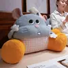 Cojín suave para mesita de noche con respaldo grande para cama de niños, cojín de lectura, cojín de soporte lumbar, cojín decorativo para sofá, almohada para estudiante de dormitorio