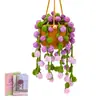 Paquete de Materiales de Crochet Más Vendido de Amazon Serie de Plantas Adornos de Flores en Maceta Regalos Soporte Dropshipping