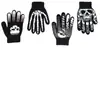 Guantes Luminosos de Calavera de Halloween Transfronterizos Dedos de Garra de Fantasma Decorativos Fluorescentes Guantes de Punto Cálidos para Ciclismo