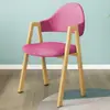 Cadeira de jantar para uso doméstico, cadeira simples de estilo nórdico moderno, cadeira para mesa de estudo de quarto, banqueta de lazer com encosto, mesa e cadeira de jantar comercial