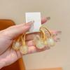 Elástico Alto para Niños Conejo Largo Tendón de Goma Pequeño Xigua Mismo Estilo Envoltura Cabello Tocado Transparente Doble Cabeza Coletero Alto