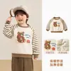 Roupas infantis Kaka Panda, moletom forrado com fleece para meninos, blusa de inverno infantil, roupas quentes de inverno para meninas, roupas de bebê
