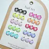 Novo Chapéu Hello Kitty Maçã Desenho Animado Acessórios de Nail Art Fofo Resina 3D DIY Brincos Acessórios para Penteado