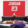 Tela Colgante de Fondo Jordan de la NBA Decoración de Dormitorio Habitación Decoración para Amantes del Baloncesto Habitación Tela Colgante Fea Tela de Fondo