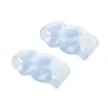 Set de Ajuste de Almohadilla Separadora de Dedos para Juanetes, Separador de Solapamiento Óseo del Dedo Gordo del Pie, Separador de Dedos Suave de Tres Agujeros Anti-Fricción