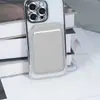 Adecuado para funda de teléfono Apple iPhone 176543 con soporte plegable, tarjetero magnético, funda de cuero, bisagra, Magsafe