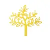 Decoración Fiesta Cumpleaños Banquete Tarjeta para Pastel Árbol de Dinero para Pastel Tarjeta para Pastel Árbol de la Suerte Bandera de la Fortuna