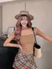 Camiseta base de malla para mujer, cuello semi-alto, fina, semitransparente, manga larga, sexy, corte ajustado, adecuada para usar tanto por dentro como por fuera, top de otoño