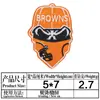 Yaxiu Nuevo Parche Bordado NFL Parche de Tela Deportiva Máscara de Fútbol Americano Parche Bordado para Ropa Bolsa Parche Parche