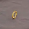 Moedas Estilo Chinês, Moedas de Ouro, Anéis Vazados da Sorte, Anéis Combinando para Melhores Amigos e Casais, Estilo Étnico Fresco e Doce
