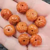 Jade Jade Jade Rojo Perlas de Loto de Jade Perlas Sueltas de Jade Rojo Verde Seco Hebilla de Jade de Loto Perlas de Ábaco Perlas Espaciadoras Perlas para Joyería