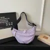 Bolso de Hombro Cruzado de Verano 2026 Nuevo Estilo Cuadros Tipo Empanada para Mujer, Gran Capacidad, Bolso Cruzado, Bolso Ligero Versátil Casual