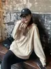 Sudadera con Cremallera Casual Holgada para Mujer Tallas Grandes 2026 Primavera Nueva Moda Versátil Cardigan Simple para el Día a Día